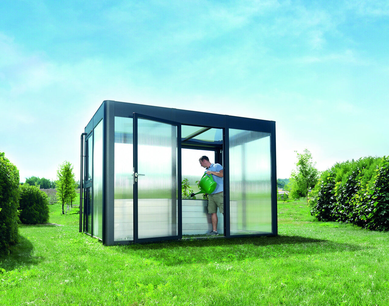SunElements SunCasa Gartenhaus Select 3.2 338 x 233 cm anthrazit-metallic