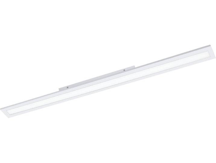 EGLO connect.z Smart-Home LED Panel Salobrena-Z\, L x l 120 x 10 cm\, ZigBee\, App etvocale\, couleur de lumière réglable\, dimmable\, plafonnier blanc