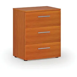 Bürokommode für Schreibtisch PRIMO WOOD, 740 x 600 x 420 mm, Kirsche