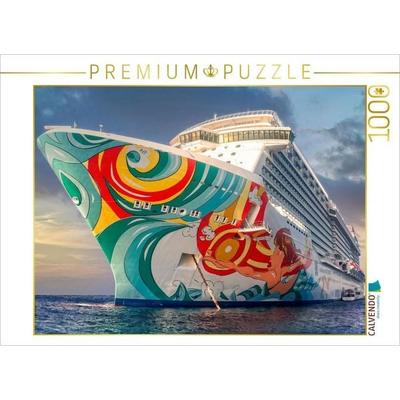 CALVENDO Puzzle Norwegian Getaway | 1000 Teile Lege-Größe 64x48cm Foto-Puzzle für glückliche Stunden