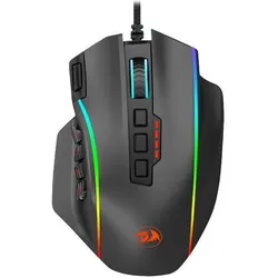 Redragon Perdition 4 Wired Gaming Maus schwarz (Kabelgebunden), Maus, Schwarz