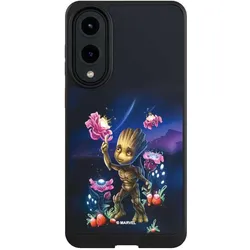 Nivocase Hülle für Samsung Galaxy S25 Edge Handyhülle NIVOcore Case Schwarz Marvel Guardians Of The Galaxy (Samsung Galaxy S25 Edge), Smartphone Hülle, Schwarz