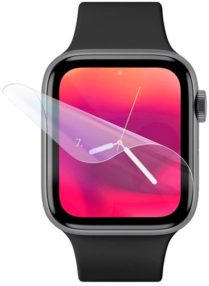 Fixed Apple Watch (42 / 44mm) Invisible Beskyttelsesfilm - 2 stk. - Gennemsigtig