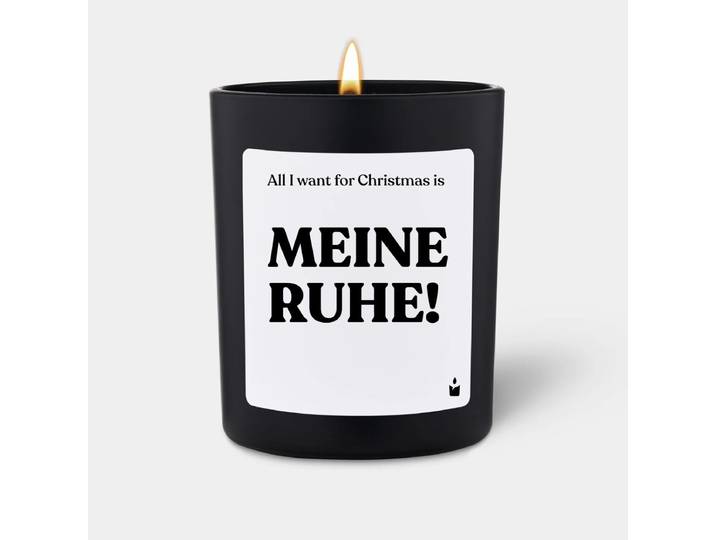 Duftkerze Flowery All I want for Christmas is meine Ruhe!