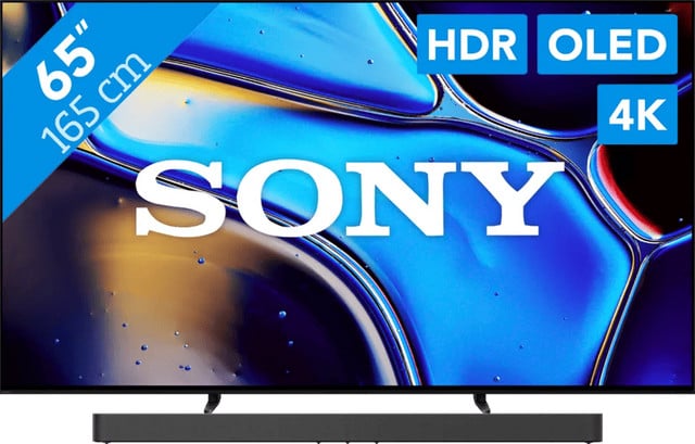 Sony Bravia 8 65 inch OLED 4K TV (2024) met Sony Bravia Theatre Bar 8