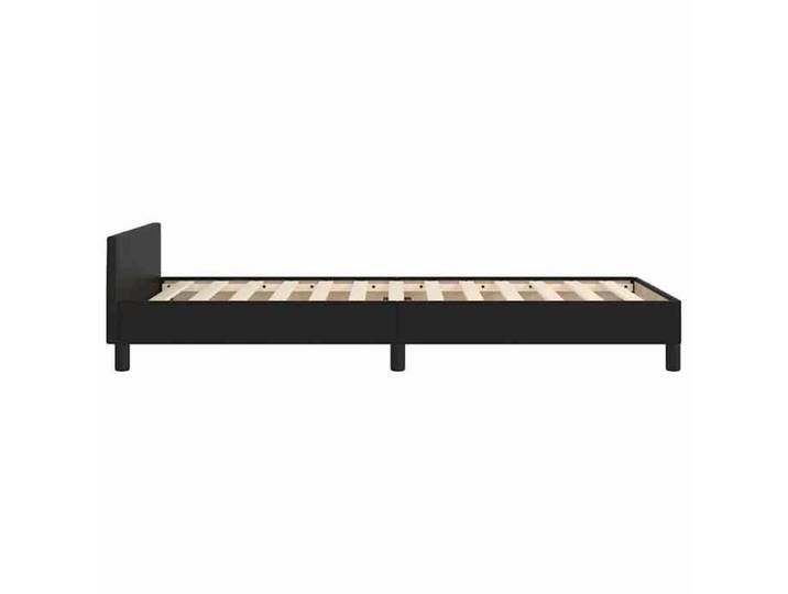 Elégant Cadre de lit 1 Place pour adulte Noir - Cadre de lit avec tête de lit sans matelas noir 90x190cm PRO69941005308
