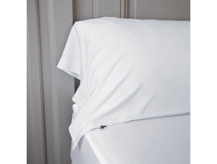 Taie de traversin en Bambou 85x185 cm Blanc