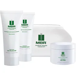 MBR Medical Beauty Research Body Shaping Set (Duschgel 200ml + Peeling 200ml + Lotion 200ml + Tasche)