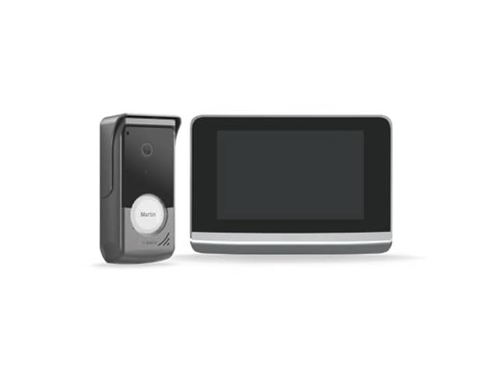 Somfy 1871265 - Visiophone V500 Connect\, Interphone vidéo pour accueillir vos visiteurs à distance via l’app Protect\, Contrôle de 5 équipements RTS\, Écran 7 pouces\, Caméra grand angle\, Vision nocturne