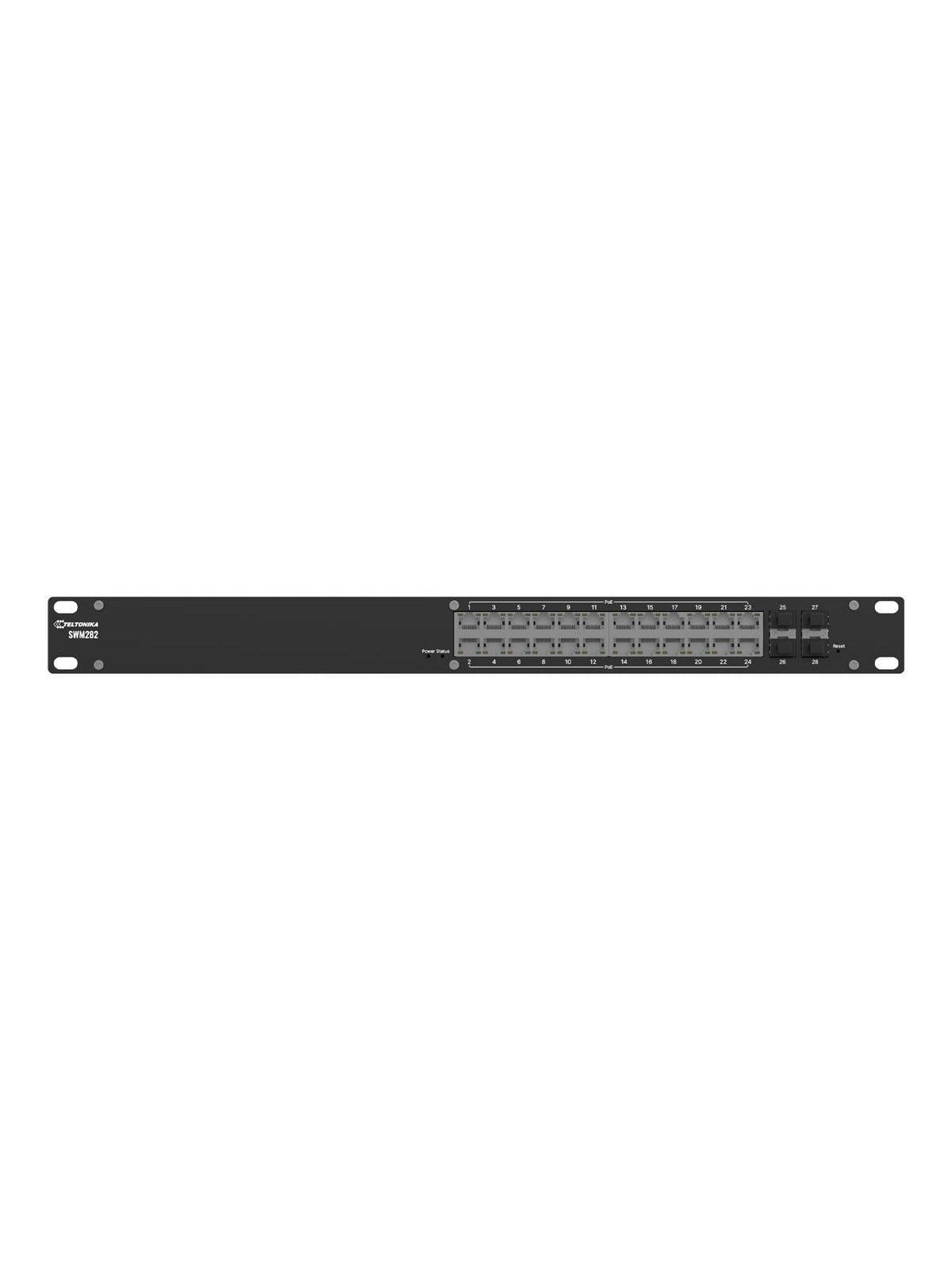 Teltonika SWM282 - switch - 24 ports - Managed - rack-mountable - with 2 years of RMS Management