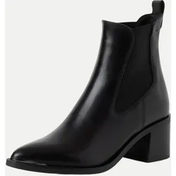 Lederstiefel Schwarz 39