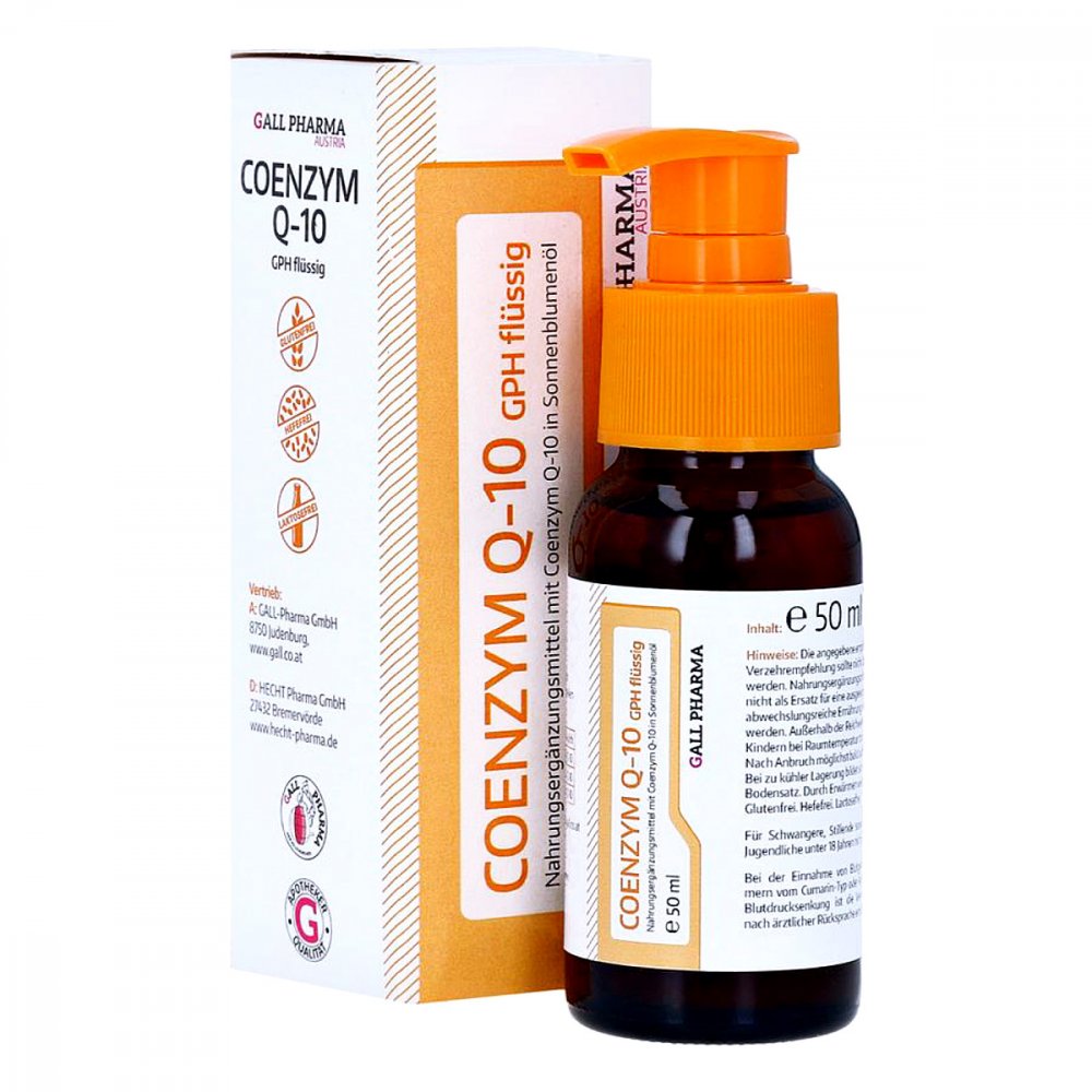 Hecht-Pharma GmbH Coenzym Q10 Gph flüssig 03378331