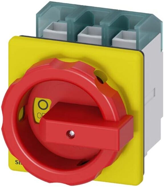 Siemens Interrupteur principal/d’arrêt d’urgence numérique ind. 3p. 100A 37kW/400V 3LD2704-0TK53 (3LD27040TK53)