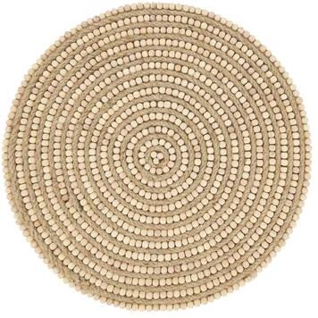 Saro Lifestyle Beaded Spiral Swirl Placemat (Set of 4)
