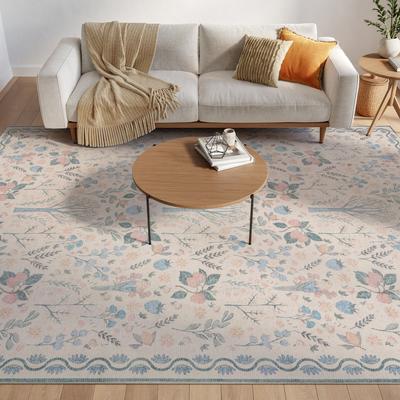 Nourison Botanical Washables Indoor only Chic Floral Area Rug
