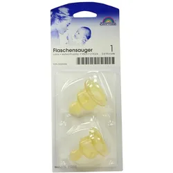 Sauger Milch Kieferorth. Ventil Latex 0-6 Monate 2 St