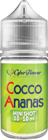 Cyber Flavour Cocco Ananas Aroma Mini Shot 10ml Frutta Tropicale Latte