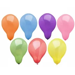Papstar 500 Luftballons rund Ø 19 cm farbig sortiert