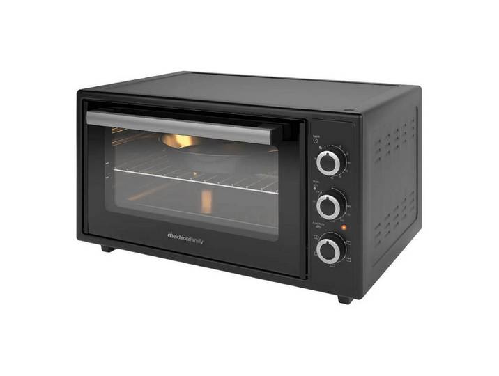 Melchioni Minibackofen 118380045, 45L Garraum mit Umluft und 300°C
