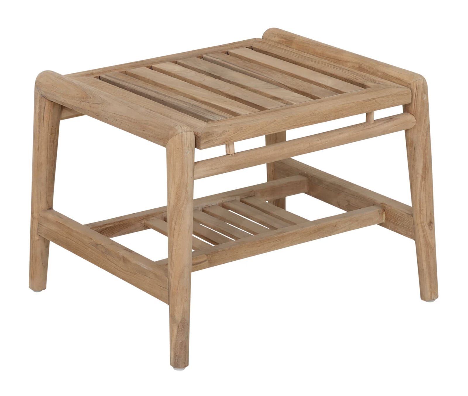 MUST Living Salontafel Ray Teakhout - Naturel - B: 58 cm, D: 50 cm