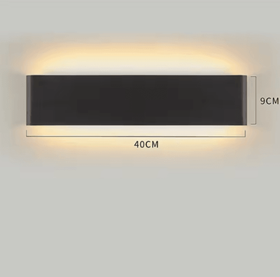Inspire Picks 28W 32W Smart LED Wall Lamp Bluetooth APP Controlled Dimmable Modern Indoor Wall Sconce black 24w tricolor Dimming