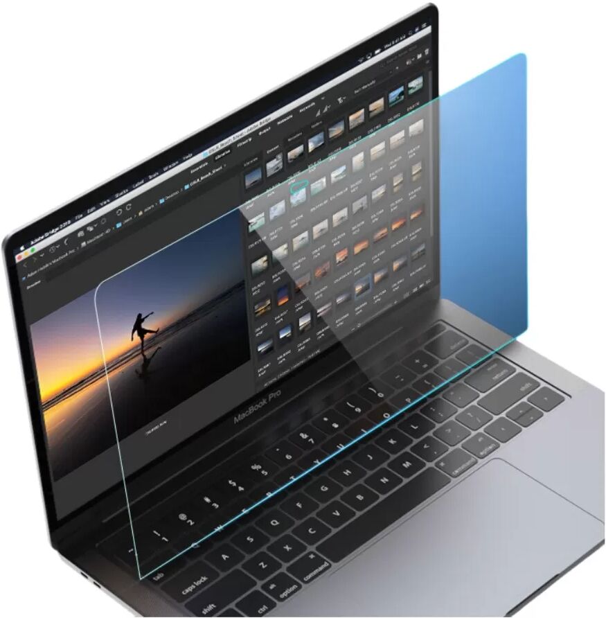 INF 13,6-Zoll-Laptop-Displayschutzfolie: Anti-Blaulicht-Tempered Glass