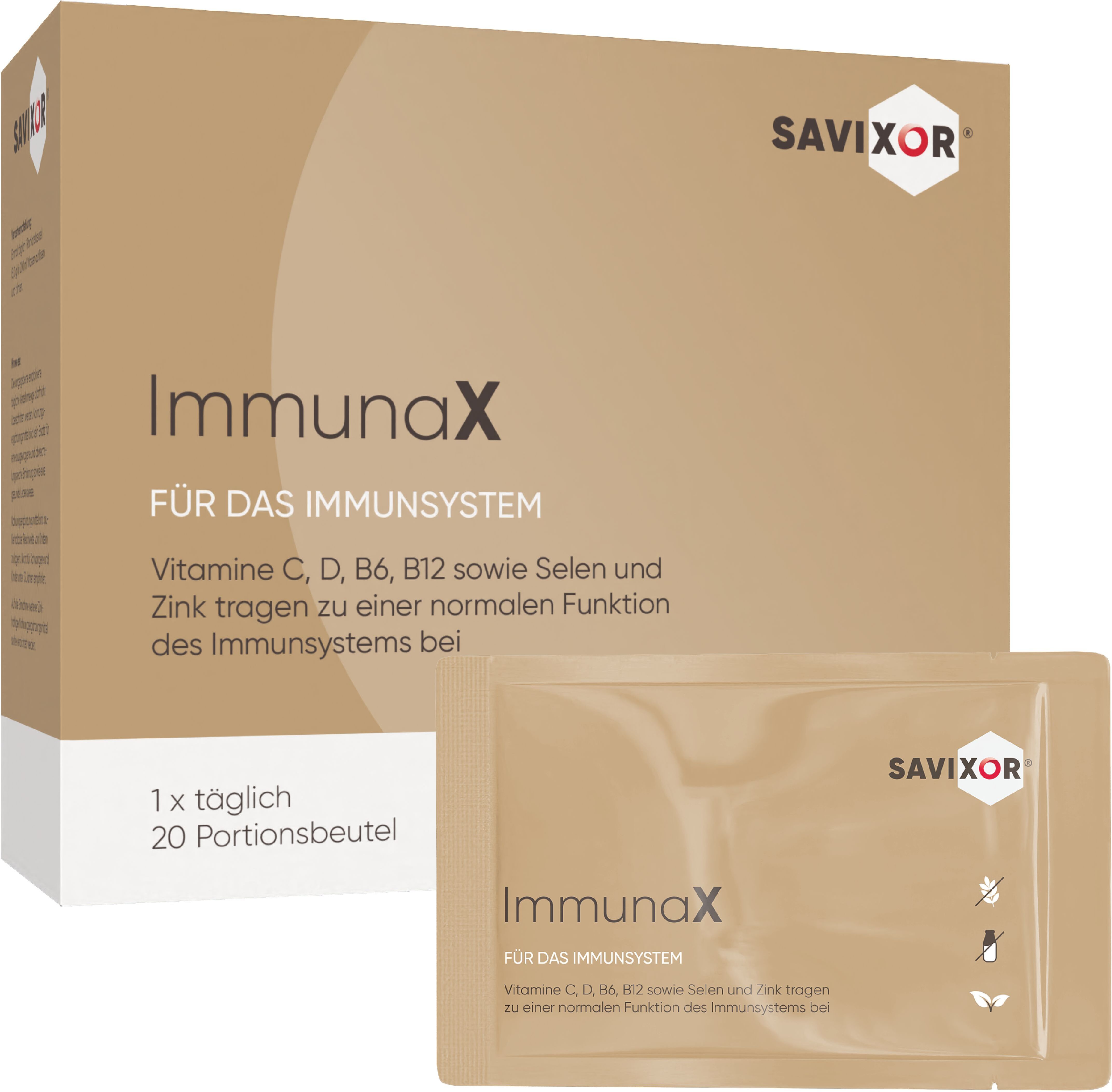 Savixor Immunax Pulver Portionsbeutel 20x5 g