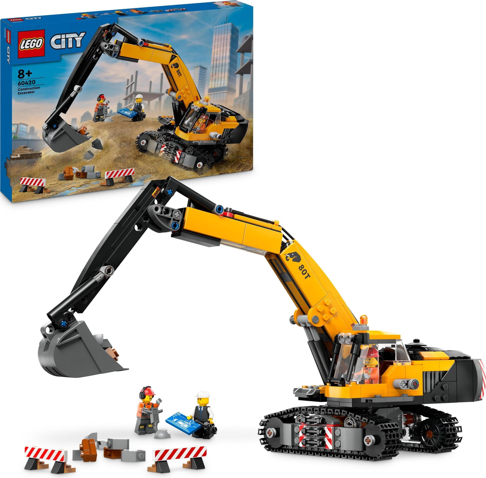 LEGO City Graafmachine geel bouwset 60420
