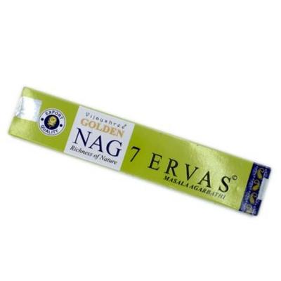 Räucherstäbchen Vijayshree Incense 'Golden Nag 7 Herbs' 15gr.