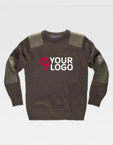 Pullover unisex ISSA girocollo rinforzato in acrilico Personalizzate o neutre Workteam