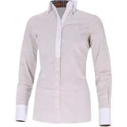 Bluse FDL Carina London B beige/weiß 48