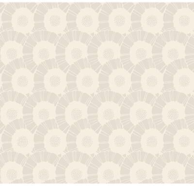 Antonina Vella Coco Bloom White Wallpaper