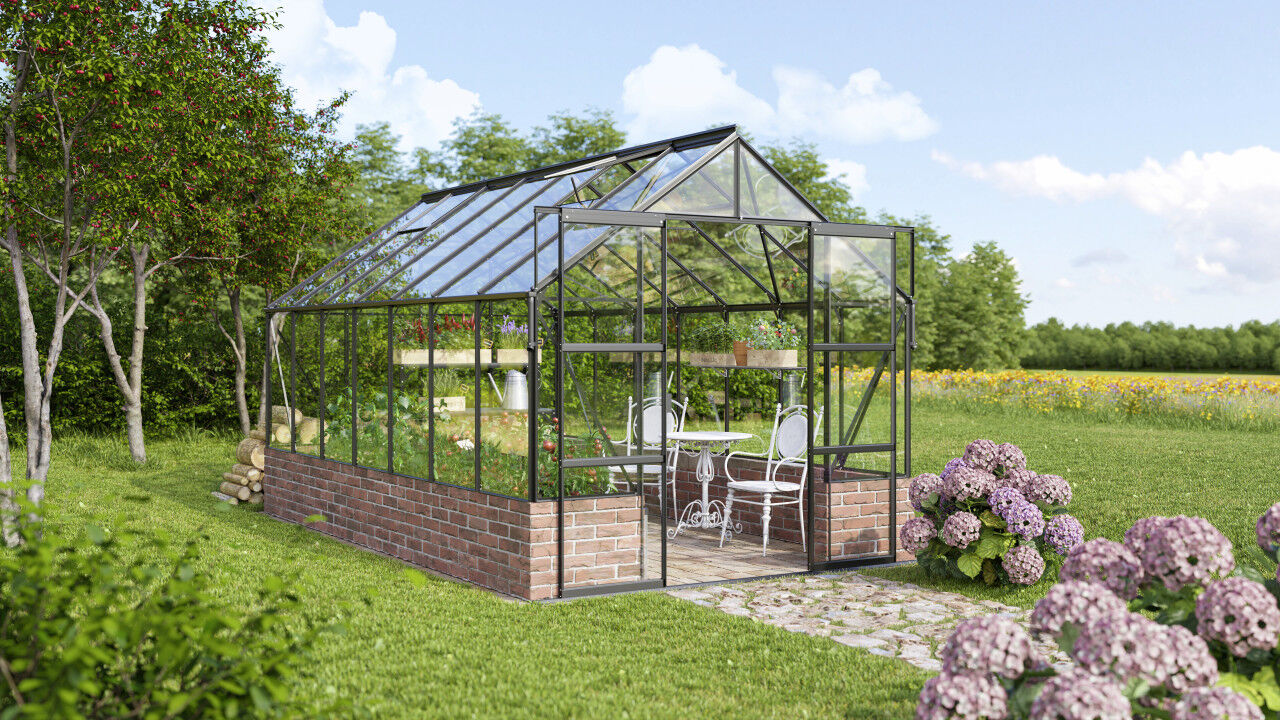 Vitavia Gewächshaus Cassandra 11500 256 x 450 cm 3 mm ESG