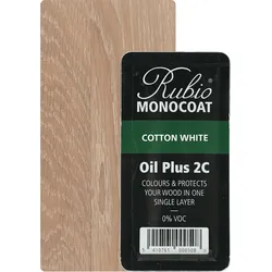 Rubio Monocoat Oil Plus 2C Cotton White 6ml (A) - 6ml [Probe]