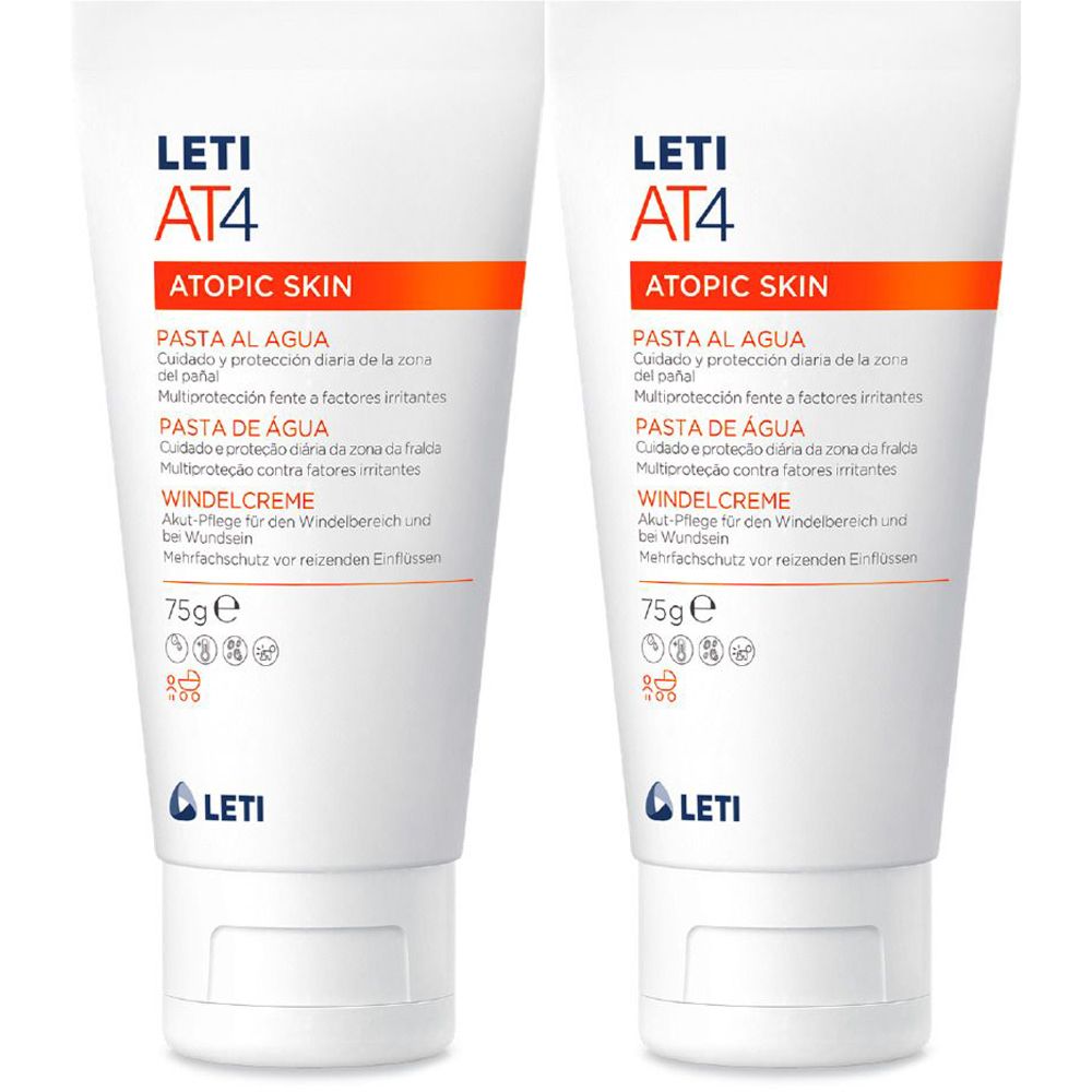 Leti AT4 Windelcreme x2 2x75 g Paste