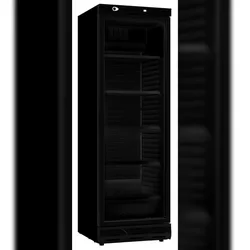 CombiSteel Flaschenkühlschrank mit 1 Glastür Getränkekühlschrank Kühlschrank Gastro 382 L weiß