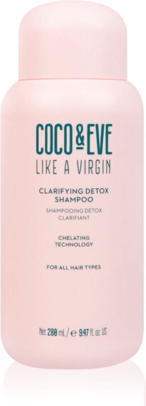 Coco & Eve Like A Virgin Clarifying Detox Shampoo shampoing nettoyant en profondeur effet détoxifiant 280 ml
