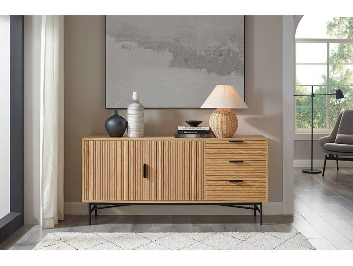Enfilade Langemark 160 x 75 x 40cm Marron