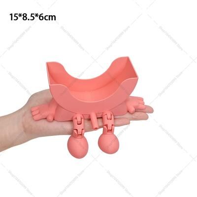 Discount Dollar Deals Round Dish Scrubber Drain Rack, Kitchen Storage Organizer For Home Use b