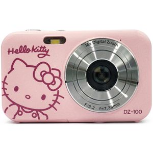 Yashica DZ-100 Hello Kitty Kompaktkamera pink, mit 2,4 Zoll Display, CMOS Sensor, 1080p, 5 MP