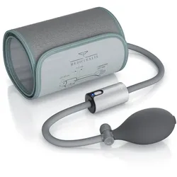 Medicinalis Blutdruckmessgerät Oberarm mit Bluetooth - für App AirBP - Blutdruck und Pulsmessung - 2 Benutzer - Universalmanschette 22 - 42 cm