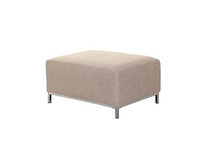 Beliani Ottomane mit Schlichter Eleganz Stoff beige Oslo