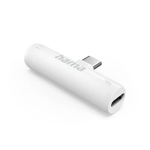 Hama 00201723 Audio-Adapter, USB-C - 3,5-mm-Klinke, USB-C PD inkl. Ladefunktion