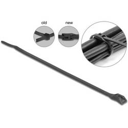 Delock 19503 Kabelbinder Schwarz Flammhemmend, Hitzestabilisiert, flexibel, Lösbar 100 St.
