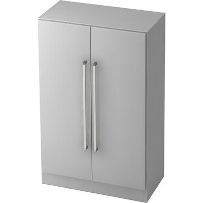 Hammerbacher Schrank Solid 3OH BxTxH 80x42x127cm Griff CE Grau/Grau