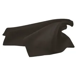Exner Halstuch B 50 x L 50 cm Fb. schwarz : schwarz : 100% Polyester (Business)