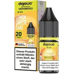 DOJOLIQ Lemon Cheesecake NicSalt Liquid 10ml / 20mg
