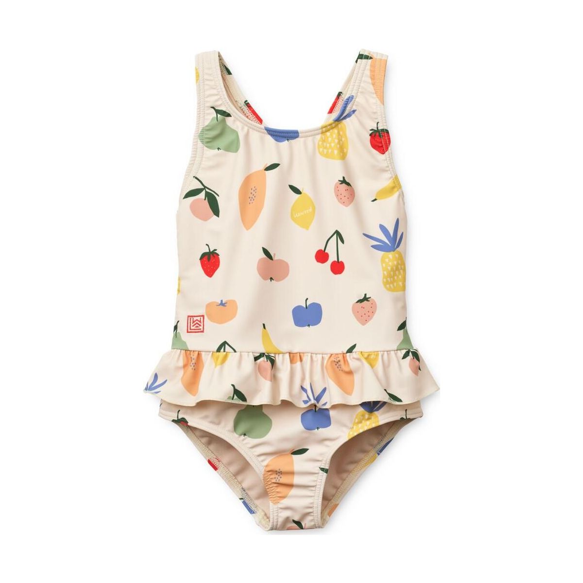 Liewood Amara Printed Swimsuit fruit / sandy (2609) 110 LW20984-2609-110-CU