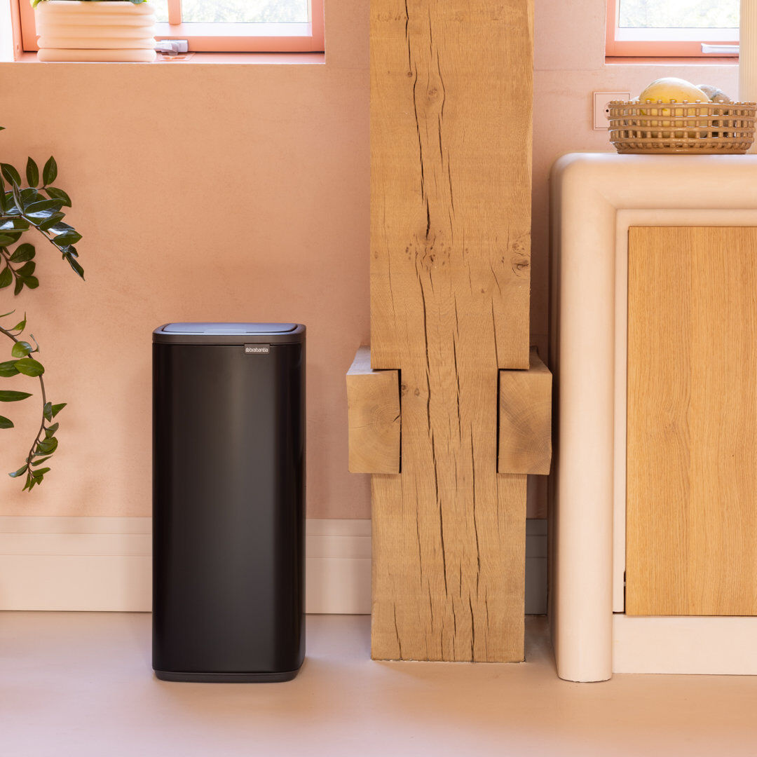 Brabantia Bo Touch Bin 30 Litre Matt Black 30L