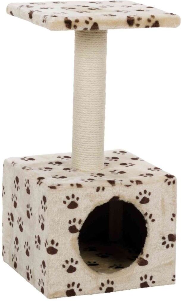 TRIXIE Junior Kratzbaum Zamora, 60 cm, beige mit Pfoten